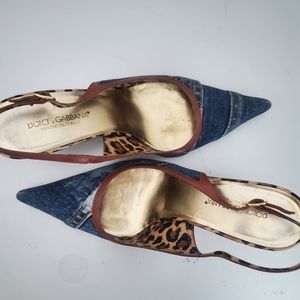 DOLCE & GABBANA SLING BACK PUMPS